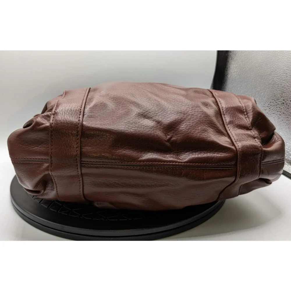 Disneyland Studded Mickey Hobo Purse Handbag Brown Faux Leather